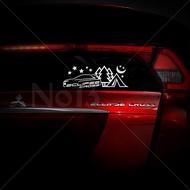 XIII _ MITSUBISHI MITSUBISHI Eclipse Cross Camping Situation Sticker