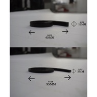 95mm Acrylic Numbers 3D Black