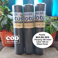 mulsa plastik mulsa hitam perak lotus 1 rol lebar 100 cm panjang 100 meter tanaman cabe tomat timun