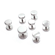 Earrings Fake Ears Korea [5 Colors] Titanium Steel Dumbbells Anti-Allergic Aidou {B840} Subang Titan