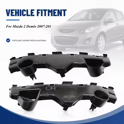 1/2pcs For Mazda 2 Demio 2007-2011 DE Car Accessories Front Bumper Bracket Holder Left Right Side D0