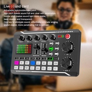 [UsusexaMY] F99 Card Webcast Modes 1 Microph for Live Ktv Voice Chat Home Accompaniment