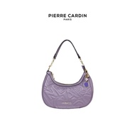 Pierre Cardin Womens Chic Logo Quilted Hobo Bag Crossbody Sling