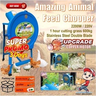 KELETOOL Mesin Pengisar Rumput Chopper Napier Rumput Chopper Machine Ternakan Mesin Cooper Rumput Ch