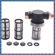 (FTQN) 3/4Inch Garden Hose Filter for Pressure Washer Inlet Water Sediment Filter Attachment Gardeni