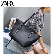 ของแท้ ZARAˉ ความจุสูงถุงผ้าใบ2022ใหม่นักศึกษาวิทยาลัยในไนลอน Axillary 15.6นิ้วกระเป๋าแล็ปท็อป