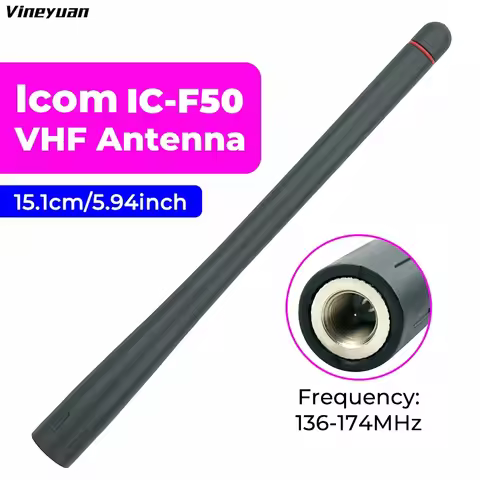 Handheld Marine Radio Antenna VHF 136-174MHz for ICOM IC-F50 IC-F51 Standard Horizon HX210 HX870 HX8
