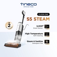 Flagship Tineco Floor One S5 Steam Smart Wet Dry Floor Washer Vacuum Cleaner | Hot Mop Wash | Saniti