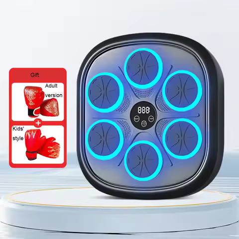 Impact-resistant Music Boxing Machine Smart Exercise Response Training Boxing Wall Target Soft Super