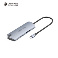 Type C To USB 2.0 3.0 Converter Adapter AX125 HDMI 4K LAN RJ45 SD TF Card With PD3.0