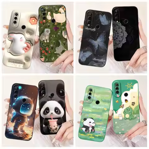 For Huawei P30 Lite Case MAR-LX1A Cover Cute Cartoon Camera Protection Soft Phone Case For Huawei P3
