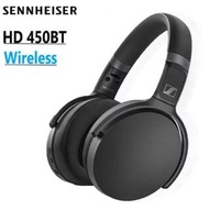 旺角門市發售 [原裝正價 一年保養] SENNHEISER HD450BT Wireless 頭戴式降噪藍牙耳機【黑色】