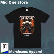 MOD444 TESTAMENT BAND T-SHIRT/ OUTER SIZE MERCHCONSTAG DISTRO MUSIC T-SHIRT/