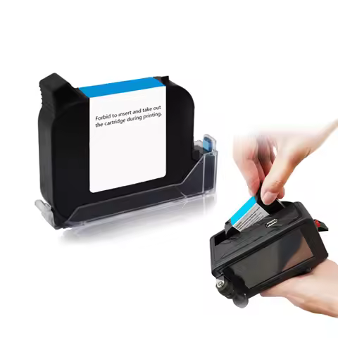 1 inch Ink Cartridge Fast Dry Red,Blue,Green,WHITE,Black Quick-drying Ink 45ml Ink Cartridge 25.4mm 