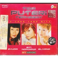 VCD TIGA PUTERI TERHEBAT : SITI NORDIANA , SYURA & ELYANA ( ORIGINAL )