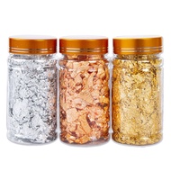 breezy 3 Bottles Broken Gilding Metallic Foil Flakes Set for Nails Painting