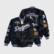 HOCKY - Jaket Varsity Touring Sunmori Motor Pria Tebal Bordir Jacket LA Dodgers Keren Premium