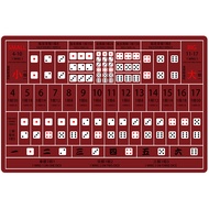 Gambling Big and Small Tablecloth Dice Game Mat Big and Small Rubber Table Mat Tablecloth Props Game