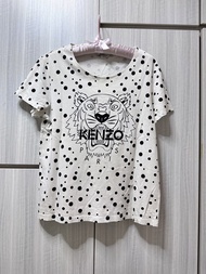 KENZO 虎頭印花圓領T恤