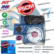 FSCM Blade Old Motorcycle Chain Gear Set, Revo Old Astra Otopart Group