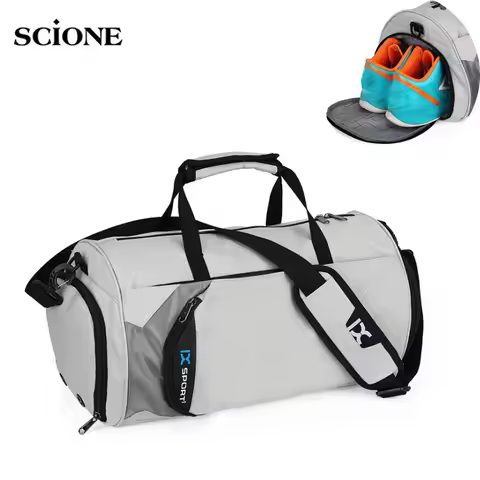 Men Gym Bags For Training Bag Tas Fitness Travel Sac De Sport Outdoor Sports Swim Women Dry Wet Gymt