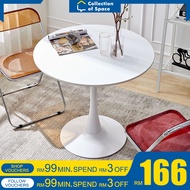 Round Coffee Table Cafe Tea Desk Side Table Office Discussion Table Sofa Meja Kecil Eames Dining Tab