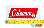 【小楊的店】Coleman汽化燈貼紙，白色邊框+R標記+PATENTS PENDING+小燈圖案，汽化燈