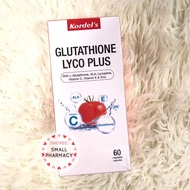 Kordel's Glutathione Lyco Plus Supplement (60's) - Lycopene , Vitamin C , E , Zinc 008849