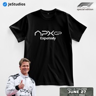 T-shirt F1 The Movie 2025 Cotton Combed 30s Distro Black