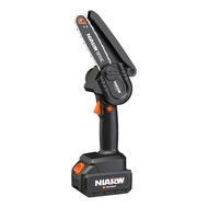 MKR NIARW 188VF 4Inch Mini Cordless Chainsaw Wood Cutter Secateurs Portable Branch Pruning Saw Gerga