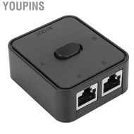 Youpins 2 Port Gigabit Network Switch 10 100 1000Mbps In 1 Out PoE Exte Hot