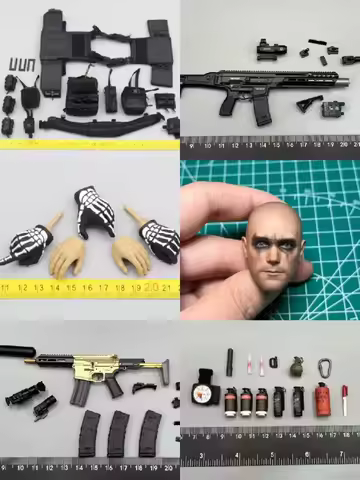 ES GA1010S 1/6 Scale Soldier Accessories Model for12''Black Ghost SAS