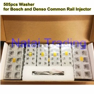505pcs Diesel Common Rail Injector Adjusting Shims Fuel Injector Washer B11 B12 B13 B14 B16 B22 B25 