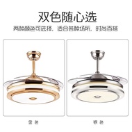 隐形风扇灯吊扇灯大风力蓝牙音箱led电风扇灯风扇吊灯餐厅吊扇灯