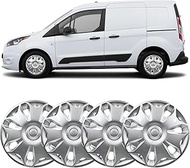 Wheel Covers/Hubcaps 4pcs Silver Snap-on Direct fit for Ford Transit Connect 2014 2015 2016 2017 201