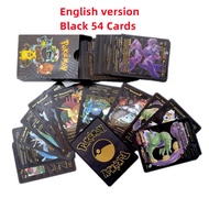 18/36/54Pcs English Gold Black Silver Pokemon Cards Colorful Charizard Pikachu GX EX Battle Trainer 
