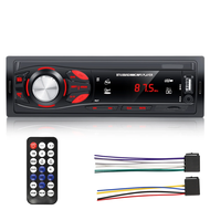 Hivoz เครื่องเล่น MP3ระบบเสียงวิทยุในรถยนต์1 DIN บลูทูธสเตอริโอโทรแบบแฮนด์ฟรีอุปกรณ์รับสัญญาณ FM พร้อมชุดแผงหน้าปัด AUX/USB/บัตร TF