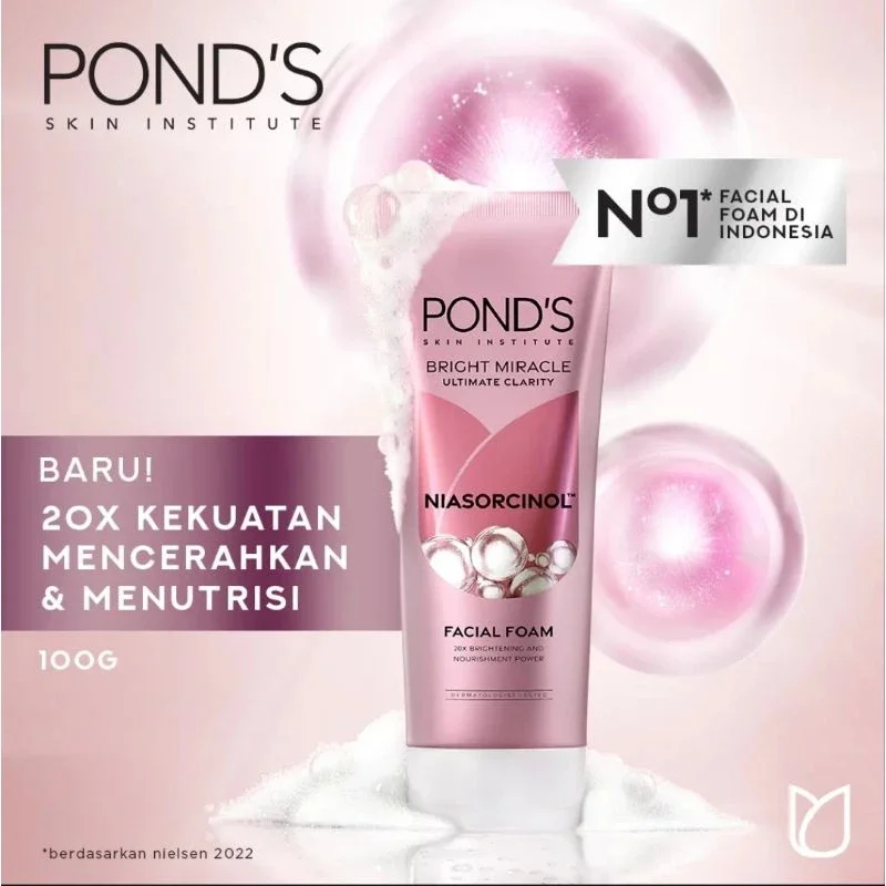 Ponds pembersih wajah 100 ml. Ponds facial foam