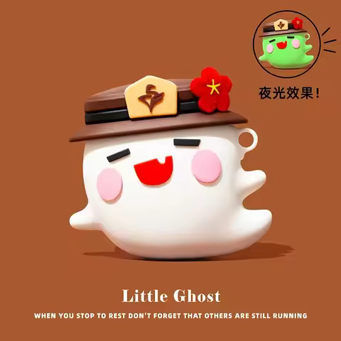 Cute Cartoon Ghost Bluetooth Headset Cases For Huawei Pro 3 2 Freeclip Headphones Cover Soft Silicon