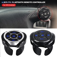 TME  Car Wireless Bluetooth Media Button Remote Controller Motorcycle Bike Steering Wheel MP3 Music 