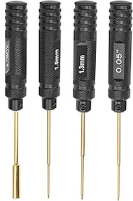 Vgoohobby H0.05'' 1.3mm 1.5mm 4.0mm(Box) Handle Allen Hex Screwdrivers Screw Driver Tool Ki Repair C