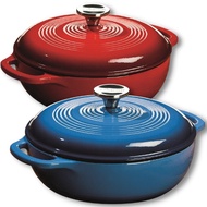 Lodge Color Enameled Cast Iron Dutch Oven , 3-Quart