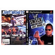PS2 Game WWE Smack!Down Just Bring It (Dvd Game)