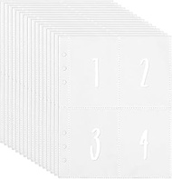 CRASPIRE 25 Pack 100 Pockets A5 Folder Sleeves 3.77 x 2.71 Trading Card Sleeves Ultra Clear Kpop Pho