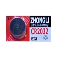 ZHONGLI Lithium Battery 3V CR2032, DL2032, ECR2032, GPCR2032