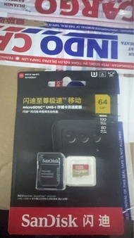 SanDisk Extreme 64GB MicroSD 記憶卡連轉接器