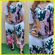 ▬ ☑ ✤ TERNO SQUARE PANTS CHALLIS TWO POCKETS