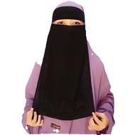 cadar niqab bandana ulfa lemes by balqis collection temboro