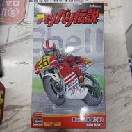 （旺角家樂坊17樓門市現貨）模型 (缺水貼) 日本長谷川 Hasegawa 1/12《極速狂飆》（バリバリ伝説）主角巨摩郡（Gun Koma / Gun Boy） Honda NSR500 組裝模型 