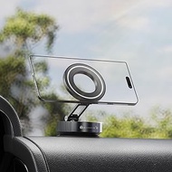 TBCR Vacuum Suction Cup Phone Mount, 360° Adjustable Magnetic Phone Holder for Car – [89+lbs Stronge